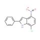 7-Chloro-4-nitro-2-phenylindole - chemical structure image