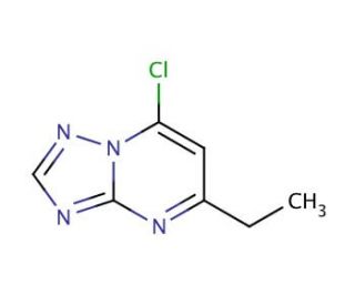 7-chloro-5-ethyl-[1,2,4]triazolo[1,5-a]pyrimidine - chemical structure image