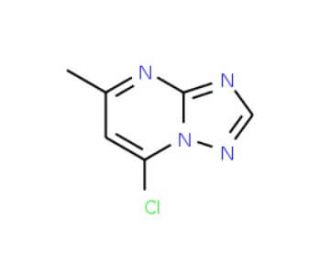 7-chloro-5-methyl[1,2,4]triazolo[1,5-a]pyrimidine (CAS 24415-66-5) - chemical structure image