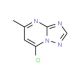 7-chloro-5-methyl[1,2,4]triazolo[1,5-a]pyrimidine (CAS 24415-66-5) - chemical structure image