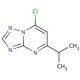 7-chloro-5-(propan-2-yl)-[1,2,4]triazolo[1,5-a]pyrimidine - chemical structure image