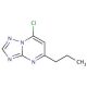 7-chloro-5-propyl-[1,2,4]triazolo[1,5-a]pyrimidine - chemical structure image