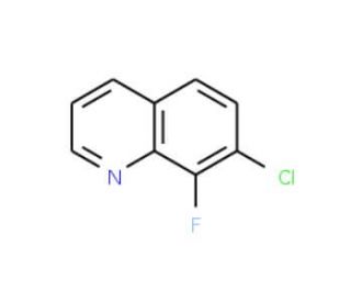 7-Chloro-8-fluoroquinoline (CAS 1133116-09-2) - chemical structure image