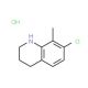 7-chloro-8-methyl-1,2,3,4-tetrahydroquinoline hydrochloride - chemical structure image