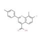 7-Chloro-8-methyl-2-(4-methylphenyl)quinoline-4-carboxylic acid - chemical structure image