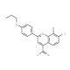 7-chloro-8-methyl-2-(4-propoxyphenyl)quinoline-4-carbonyl chloride - chemical structure image