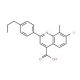 7-Chloro-8-methyl-2-(4-propylphenyl)quinoline-4-carboxylic acid - chemical structure image