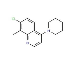 7-Chloro-8-methyl-4-(piperidin-1-yl)quinoline (CAS 1072944-74-1) - chemical structure image
