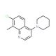 7-Chloro-8-methyl-4-(piperidin-1-yl)quinoline (CAS 1072944-74-1) - chemical structure image