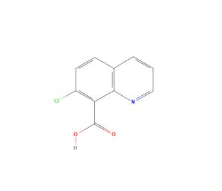 7-Chloro-8-quinolinecarboxylic acid (CAS 87293-44-5) - chemical structure image