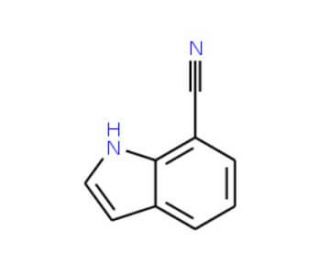7-Cyanoindole (CAS 96631-87-7) - chemical structure image