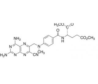 7-Cyanomethotrexate Dimethyl Ester (CAS 112163-39-0) - chemical structure image
