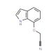 7-(Cyanomethoxy)indole (CAS 135328-50-6) - chemical structure image