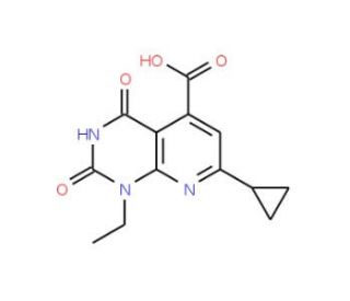 7-cyclopropyl-1-ethyl-2,4-dioxo-1,2,3,4-tetrahydropyrido[2,3-d]pyrimidine-5-carboxylic acid - chemical structure image
