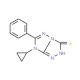 7-cyclopropyl-6-phenyl-7H-[1,2,4]triazolo[4,3-b][1,2,4]triazole-3-thiol - chemical structure image