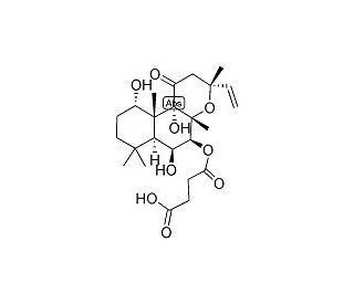 7-Deacetyl-7-O-hemisuccinyl-Forskolin (CAS 83797-56-2) - chemical structure image