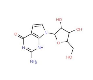 7-Deazaguanosine (CAS 62160-23-0) - chemical structure image