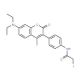 7-Diethylamino-3-[4-(iodoacetamido)phenyl]-4-methylcoumarin (CAS 76877-34-4) - chemical structure image