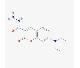 7-(Diethylamino)coumarin-3-carbohydrazide (CAS 100343-98-4) - chemical structure image