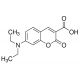 7-(Diethylamino)coumarin-3-carboxylic acid (CAS 50995-74-9) - chemical structure image