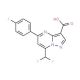 7-(Difluoromethyl)-5-(4-fluorophenyl)pyrazolo-[1,5-a]pyrimidine-3-carboxylic acid (CAS 712319-09-0) - chemical structure imag