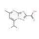 7-Difluoromethyl-5-methyl-[1,2,4]triazolo-[1,5-a]pyrimidine-2-carboxylic acid (CAS 445025-82-1) - chemical structure image