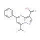 7-(Difluoromethyl)-5-phenylpyrazolo-[1,5-a]pyrimidine-3-carboxylic acid (CAS 438220-85-0) - chemical structure image