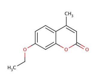 7-Ethoxy-4-methylcoumarin (CAS 87-05-8) - chemical structure image