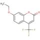 7-Ethoxy-4-(trifluoromethyl)coumarin (CAS 115453-82-2) - chemical structure image
