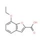 7-Ethoxybenzo[b]furan-2-carboxylic acid (CAS 206559-61-7) - chemical structure image