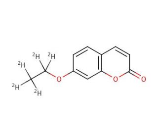 7-Ethoxycoumarin-d5 (CAS 1189956-39-5) - chemical structure image