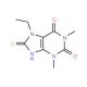7-Ethyl-8-mercapto-1,3-dimethyl-3,7-dihydro-purine-2,6-dione (CAS 335403-18-4) - chemical structure image