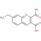 7-Ethylquinoline-2,3-dicarboxylic acid (CAS 948290-58-2) - chemical structure image