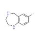 7-Fluoro-2,3,4,5-tetrahydro-1H-benzo[e][1,4]diazepine (CAS 886366-21-8) - chemical structure image