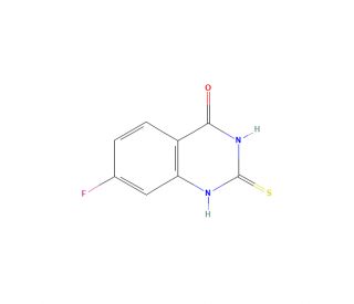 7-Fluoro-2-mercaptoquinazolin-4(3H)-one (CAS 69661-43-4) - chemical structure image