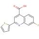 7-fluoro-2-thien-2-ylquinoline-4-carboxylic acid - chemical structure image