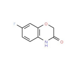 7-Fluoro-2H-1,4-benzoxazin-3(4H)-one (CAS 103361-99-5) - chemical structure image