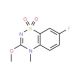 7-Fluoro-3-methoxy-4-methyl-4H-1,2,4-benzothiadiazin-1,1-dioxide - chemical structure image