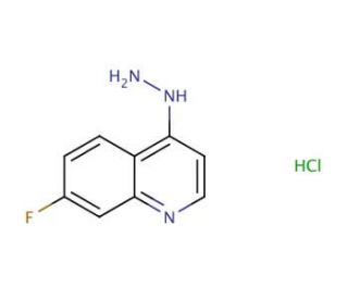 7-Fluoro-4-hydrazinoquinoline hydrochloride (CAS 1172943-36-0) - chemical structure image