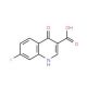 7-Fluoro-4-hydroxyquinoline-3-carboxylic acid (CAS 63463-20-7) - chemical structure image
