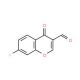 7-Fluoro-4-oxo-4H-chromene-3-carbaldehyde - chemical structure image