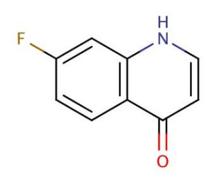 7-Fluoro-4-quinolinol (CAS 391-83-3) - chemical structure image
