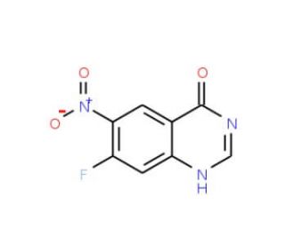 7-fluoro-6-nitroquinazolin-4(3H)-one (CAS 162012-69-3) - chemical structure image