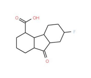 7-Fluoro-9-oxo-9H-fluorene-4-carboxylic acid - chemical structure image