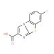 7-Fluoro-benzo[d]imidazo[2,1-b]thiazole-2-carboxylic acid (CAS 849924-90-9) - chemical structure image