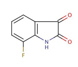 7-Fluoroindole-1H-2,3-dione (CAS 317-20-4) - chemical structure image