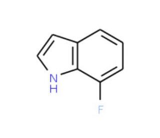 7-Fluoroindole (CAS 387-44-0) - chemical structure image