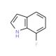 7-Fluoroindole (CAS 387-44-0) - chemical structure image