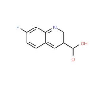 7-Fluoroquinoline-3-carboxylic acid (CAS 734524-15-3) - chemical structure image