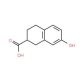 7-Hydroxy-1,2,3,4-tetrahydro-naphthalene-2-carboxylic acid (CAS 31846-36-3) - chemical structure image